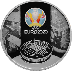 3 рубля 2021 года Чемпионат Европы по футболу 2020 года (UEFA EURO 2020)