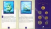 Памятный набор монет: 300 лет Российского флота 1996 год