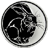 3 рубля  2010 года Кролик